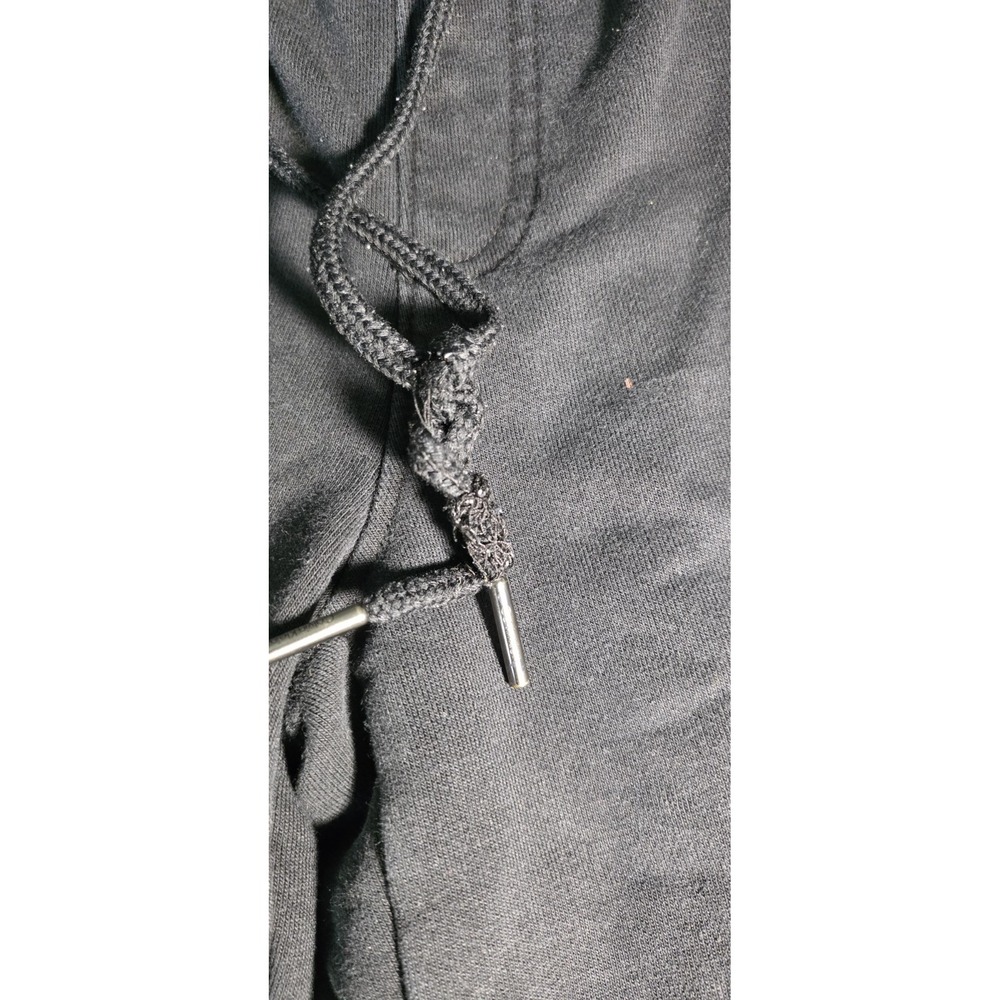 Calvin Klein Mens Black Fleece Sweat Shorts Logo Graphic Drawstring Small - Picture 2 of 5